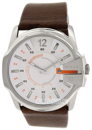 Diesel Analog Biały/Skóra Ø45 mm DZ1668