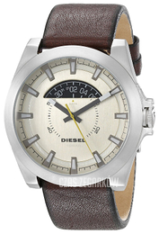 Diesel Analog Srebrny/Skóra Ø46 mm DZ1690