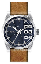 Diesel Double Down Niebieski/Skóra Ø46 mm DZ1707