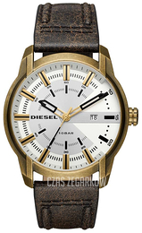 Diesel Srebrny/Skóra Ø45 mm DZ1812