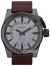 Diesel Analog Srebrny/Skóra Ø48 mm DZ4238