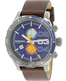 Diesel Double Down Niebieski/Skóra Ø48 mm DZ4350