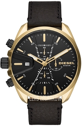 Diesel MS9 Chrono Czarny/Skóra Ø48 mm DZ4516