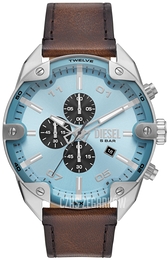 Diesel Spiked Niebieski/Skóra Ø49 mm DZ4606