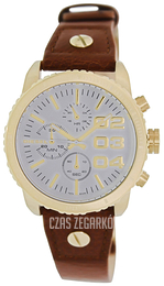 Diesel Chronograph Biały/Skóra Ø42 mm DZ5308