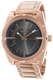 Diesel Analog Szary/Stal w kolorze różowego złota Ø45 mm DZ5383