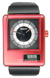 DKNY Dress Czarny/Skóra NY1289