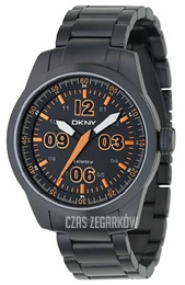 DKNY Dress Czarny/Stal Ø43 mm NY1318