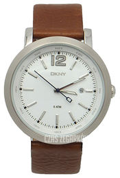 DKNY Dress Biały/Skóra Ø47 mm NY1444