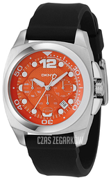 DKNY Chronograph Pomarańczowy/Guma Ø46 mm NY1446