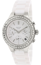 DKNY Ceramic Srebrny/Czeramiczna Ø38 mm NY2223