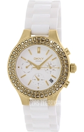 DKNY Ceramic Srebrny/Czeramiczna Ø38 mm NY2224