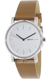 DKNY Dress Biały/Skóra Ø34 mm NY2339