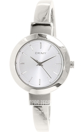 DKNY Bangle Biały/Stal Ø28 mm NY2349