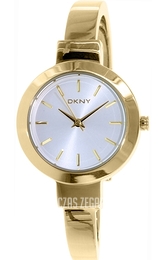 DKNY Bangle Biały/Stal w odcieniu złota Ø28 mm NY2350