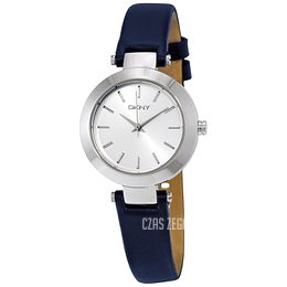 DKNY Dress Srebrny/Skóra Ø28 mm NY2412