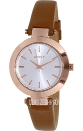 DKNY Dress Srebrny/Skóra Ø28 mm NY2415