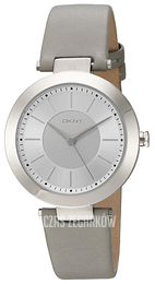DKNY Dress Srebrny/Skóra Ø36 mm NY2460
