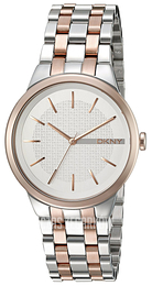 DKNY Dress Srebrny/Stal w kolorze różowego złota Ø36 mm NY2464