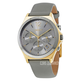DKNY Chronograph Szary/Skóra Ø38 mm NY2478