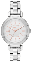 DKNY Dress Srebrny/Stal Ø34 mm NY2582