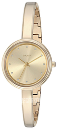 DKNY Bangle Żółte złoto/Stal w odcieniu złota Ø27 mm NY2599