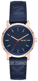 DKNY Dress Niebieski/Skóra Ø34 mm NY2604