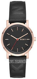 DKNY Dress Czarny/Skóra Ø34 mm NY2605