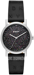 DKNY Soho Czarny/Skóra Ø34 mm NY2775