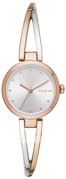 DKNY Crosswalk Srebrny/Stal w kolorze różowego złota Ø26 mm NY2791