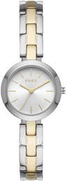 DKNY City Link Srebrny/Stal w odcieniu złota Ø26 mm NY2862