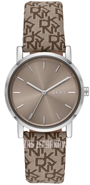 DKNY Soho Brązowy/Tkanina Ø34 mm NY2885