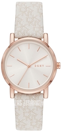 DKNY Soho Biały/Tkanina Ø34 mm NY2887
