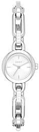 DKNY Round Uptown Srebrny/Stal NY2913