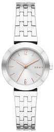 DKNY Stanhope Biały/Stal Ø29 mm NY2963