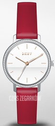 DKNY The Modernist Biały/Skóra Ø32 mm NY2981