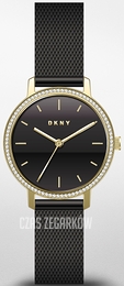 DKNY The Modernist Czarny/Stal Ø32 mm NY2982