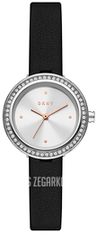DKNY Sasha Srebrny/Skóra Ø29 mm NY2990SET