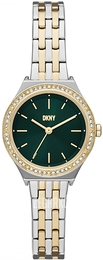 DKNY Parsons Zielony/Pozlacana Ø28 mm NY6632