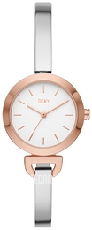 DKNY Uptown D Biały/Stal Ø28 mm NY6633