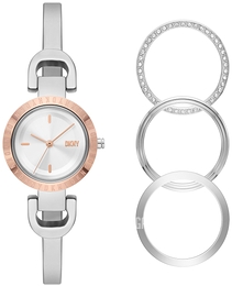DKNY City Link Biały/Stal Ø26 mm NY6640SET