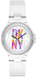 DKNY Chambers Wielokolorowy/Guma Ø36 mm NY6658