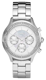 DKNY Chronograph Srebrny/Stal Ø41 mm NY8251