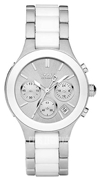 DKNY Chronograph Srebrny/Czeramiczna Ø42 mm NY8257