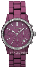 DKNY Chronograph Purpurowy Ø38 mm NY8323