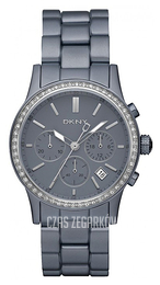 DKNY Chronograph Szary/Aluminium Ø42 mm NY8325
