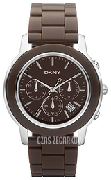 DKNY Chronograph Brązowy/Plastik Ø46 mm NY8357