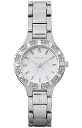 DKNY Glitz Biały/Stal Ø29 mm NY8485