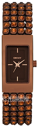 DKNY Crystal Brązowy/Stal NY8561