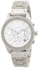 DKNY Srebrny/Guma Ø38 mm NY8580